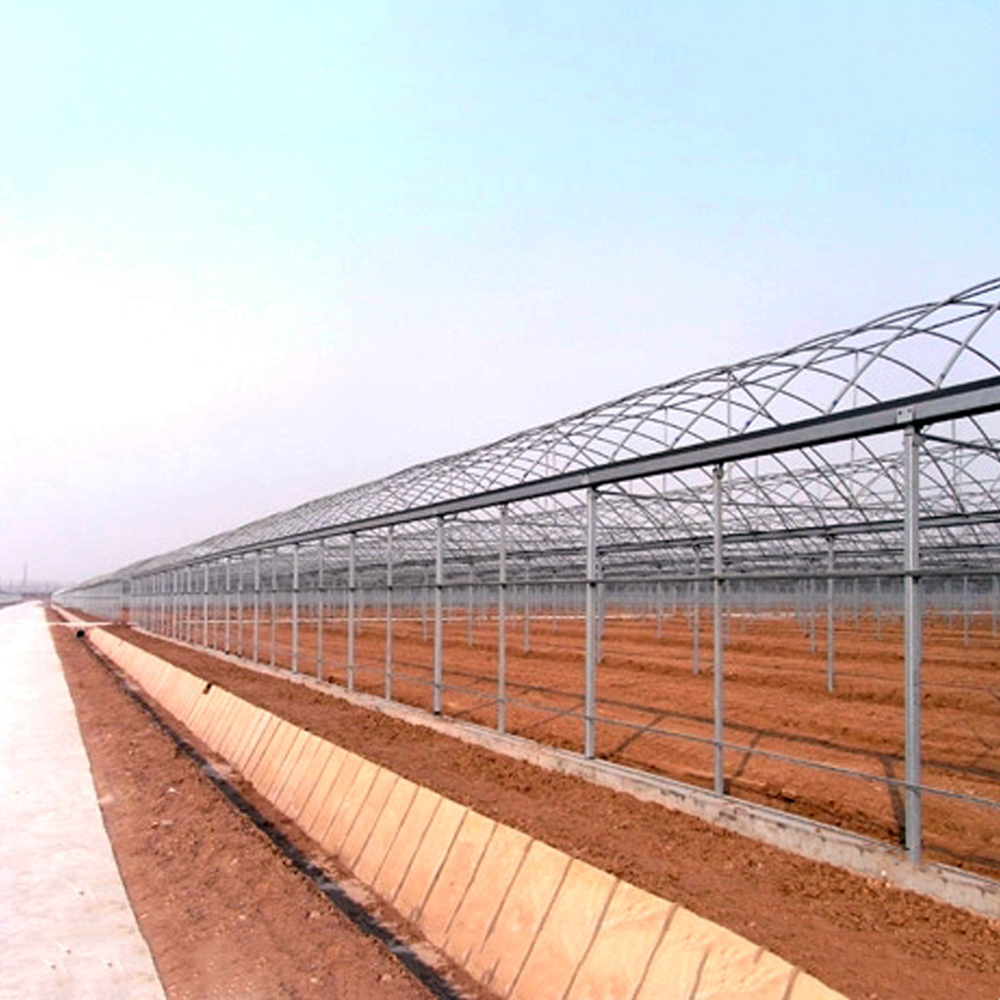 Transparent greenhouse film application
