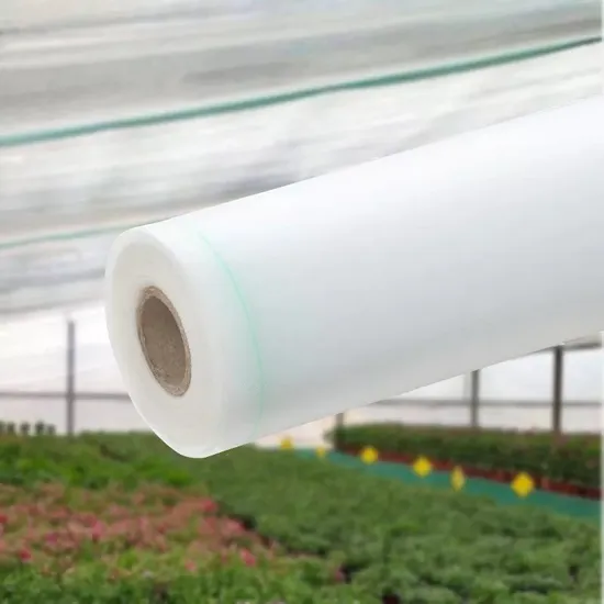 White insect net roll for greenhouse crop protection