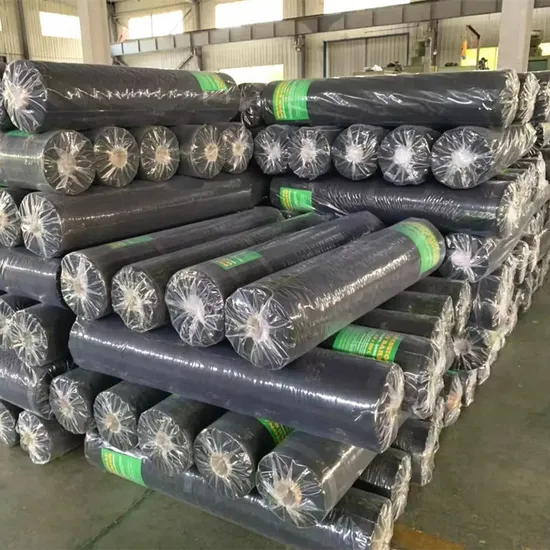 Packaged agricultural rolls stacked and ready for dispatch